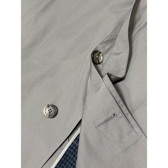 Christian Dior Le‎ Connaisseur Trench Coat Men 44R Beige Lined Quiet Luxury Wool - Picture 4 of 10